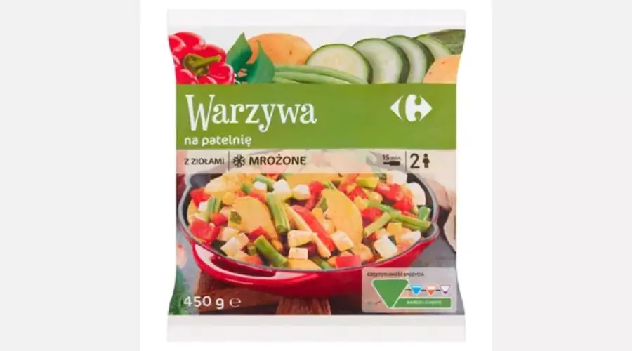 Carrefour Warzywa do smażenia z mrożonymi ziołami